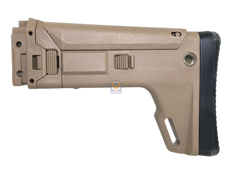 A&K Masada AEG Rifle Multi-Adjustable Folding Stock (DE) Toy Airsoft Part