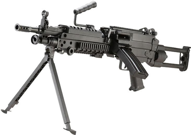 S&T M249 PARA Light Weight Nylon Body Electric Machine Gun Toy Airsoft