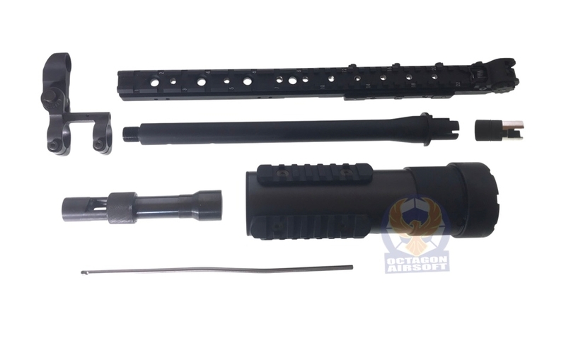 FCW Carbon Fiber MK12 Mod 0 Carbine Rail System For Marui MWS -Toy Airsoft Part