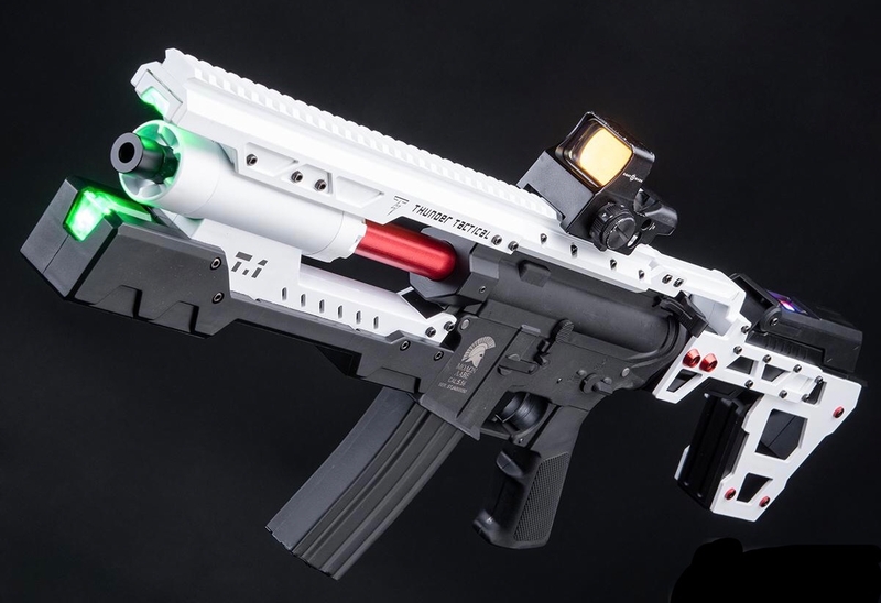 FCW Cyberpunk Style AEG White -Toy Airsoft Gun