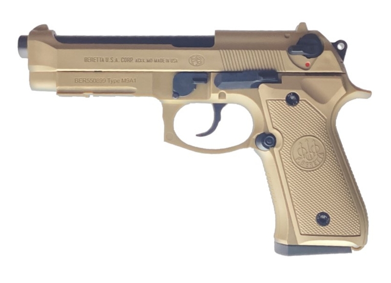 GTS M9 Shells Ejection Blow Back Laser Dummy Pistol DE -Toy Hobby Gun