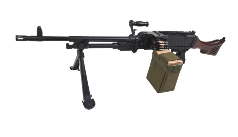 FCW M240 Electronic Machine Gun Wood Stock Version -Toy Airsoft Gun