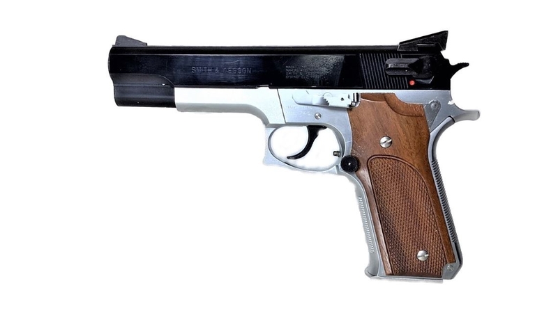 MGC S&W M745 DA Gas NBB Pistol with Wood Grip -Toy Airsoft Gun