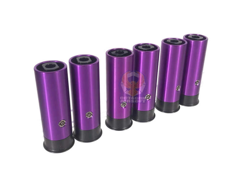 PPS Metal (6pcs) Gas Shells For Tanaka / PPS Gas Shotguns / FCW Striker 12 Toy Airsoft Part