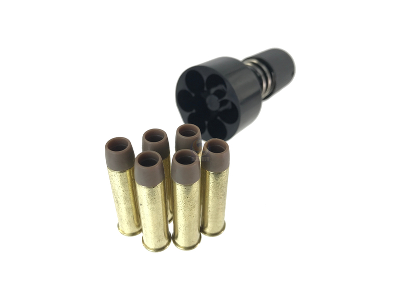 FCW 6pcs Shells with Speed loader for Python 357 Gas / CO2 Revolvers Toy Airsoft Part