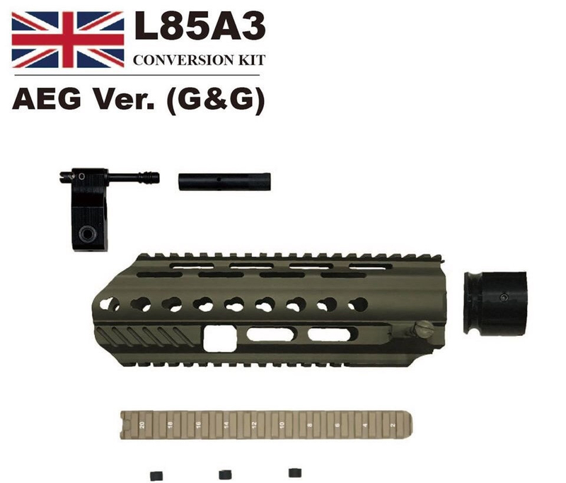 Angry Gun L85A3 Conversion Kit For G&G (Modification For Army) L85 Series Toy Airsoft Part