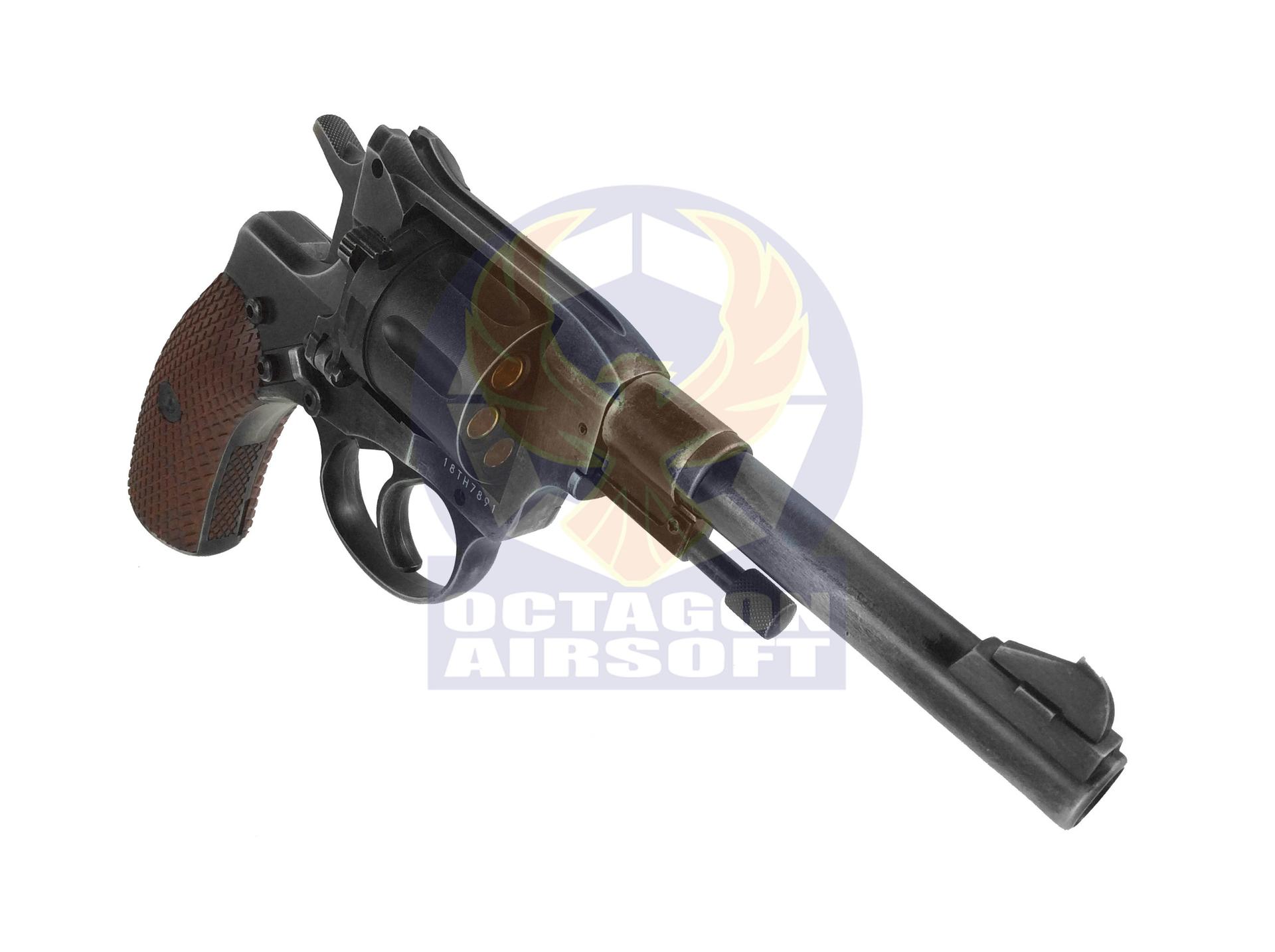 Gun Heaven 721 Nagant M1895 4 inch 6mm Co2 Revolver M1939 Marking Weathered) Toy Airsoft